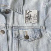 村の小作人は苦しむために、c.1780生まれます 缶バッジ (インサイチュ)