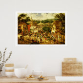 村の市 ポスター (キッチン)