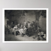 村の政治家、アブラハム・ライムが刻んだ ポスター (正面)