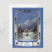 村の教会 シーズンポストカード (正面/裏面)