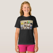 村の猫ちゃん Tシャツ (正面フル)