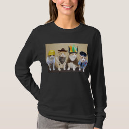 村の猫ちゃん Tシャツ