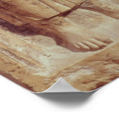 村の神アフラッドを描いたレリーフ、 浮き彫り ポスター (角)