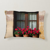 村の窓花ポット アクセントクッション (裏面)