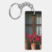 村の窓花ポット キーホルダー (正面左)