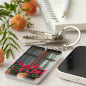 村の窓花ポット キーホルダー (正面右)