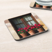 村の窓花ポット コースター (左側)