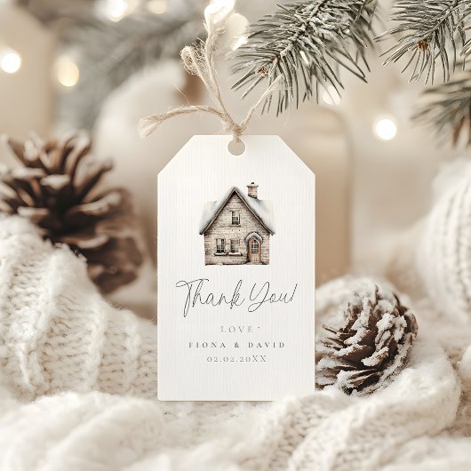 村の赤ちゃんシャワーが浴びる ギフトタグ