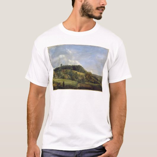 村の近くの森林林間の空地、1833年 Tシャツ (正面)