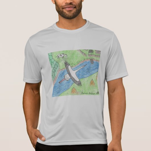 村の雰囲気 Tシャツ (正面)