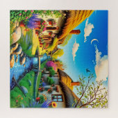 村の風景 ジグソーパズル (横)