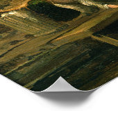 村の風景 ポスター (角)