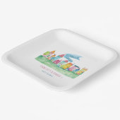 村の養子縁組にIVFの赤ちゃんシャワーが必要 ペーパープレート (傾斜あり)