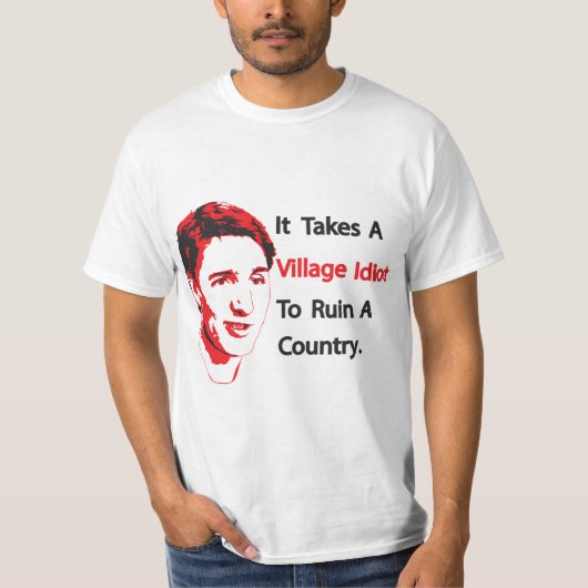 村の馬鹿 Tシャツ (正面)