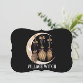 村の魔女 ゴシック オカルト ウィカ パガン 自然 招待状 (スタンド正面)