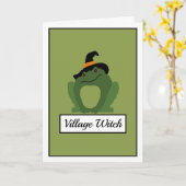 村の魔女、トード カード (黄色い花)