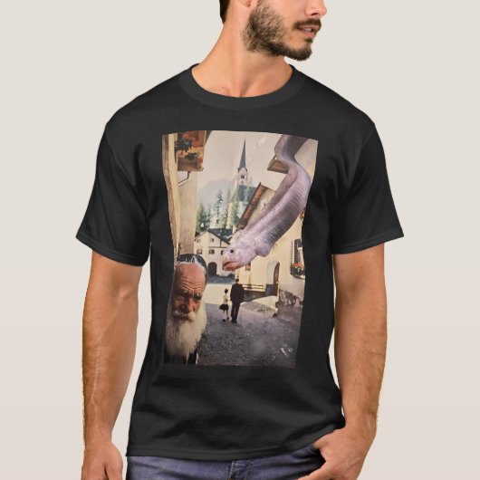村の魚 Tシャツ (正面)