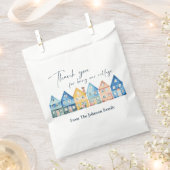 「村を取る」ありがとうシャワー フェイバーバッグ (クリップ留めされた状態)