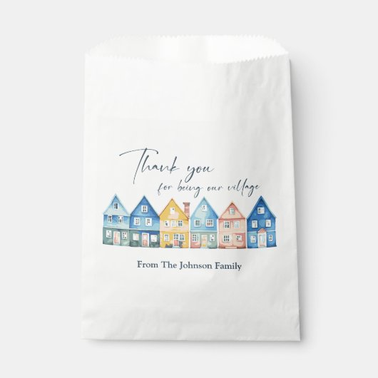 「村を取る」ありがとうシャワー フェイバーバッグ (正面)
