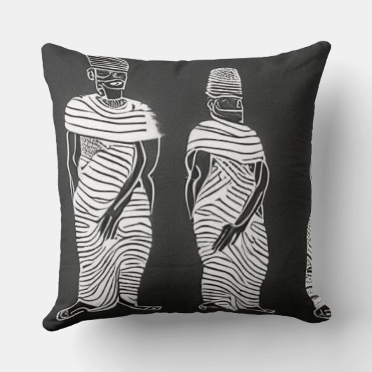 村を取る クッション (裏面)