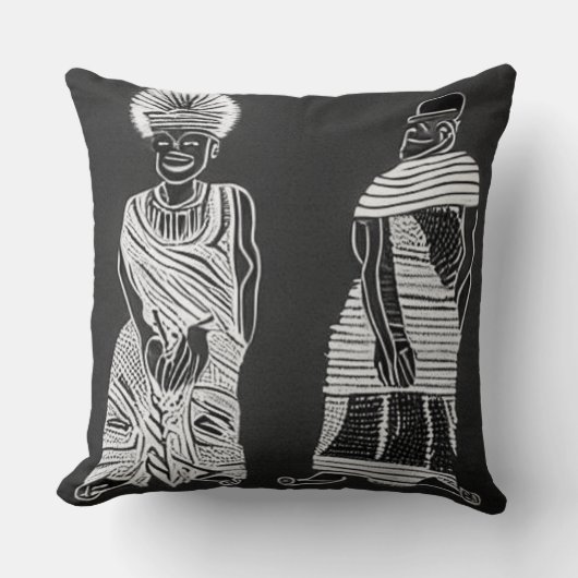 村を取る クッション (正面)