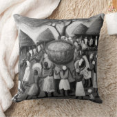 村を取る クッション (ブランケット)