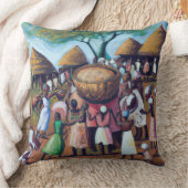 村を取る クッション (ブランケット)