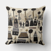 村を取る クッション (正面)