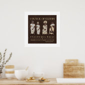 村を取る – 部族のアフリカの伝統フレーム ポスター (キッチン)