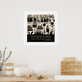 村を取る – 部族のアフリカの伝統フレーム ポスター (キッチン)