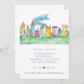 村を挙げての養子縁組・里親・ママになるための不妊治療・ベビーシャワー サンキューカード (正面/裏面)