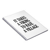 村を放浪するにはバイキングが必要だ ノートブック (右側)