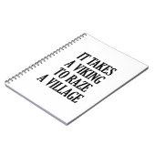 村を放浪するにはバイキングが必要だ ノートブック (左側)