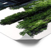 村を散歩する ポスター (角)