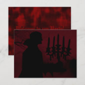 村を歩きながら 〜 招待状 / 出席の返事 (正面/裏面)