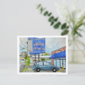 村クリーナーズウォーター色はがき！ ポストカード (スタンド正面)