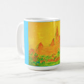 村フランスの村 コーヒーマグカップ (正面左)