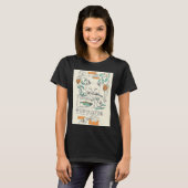村上春樹の猫 Tシャツ (正面フル)