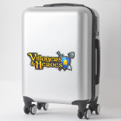 村人とヒーロークラシックズ シール (スーツケース)