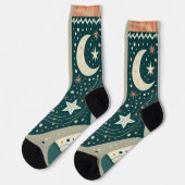 村木衣服メジャーシックフローシッシュサステナブルプレミアム ソックス (左)