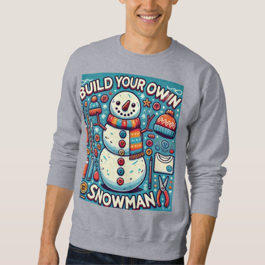 村木衣服メンズベーシックSweatshirt スウェットシャツ (正面)