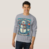 村木衣服メンズベーシックSweatshirt スウェットシャツ (正面フル)