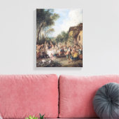 村結婚の祭り キャンバスプリント (インサイチュ (リビング))