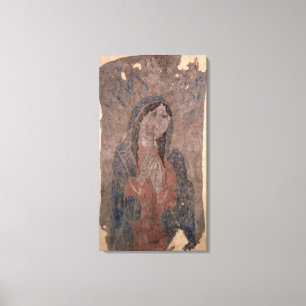 村落のマドンナのインドの皮の絵画、1675年 キャンバスプリント