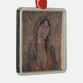 村落のマドンナのインドの皮の絵画、1675年 メタルオーナメント (右)