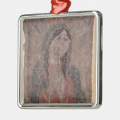 村落のマドンナのインドの皮の絵画、1675年 メタルオーナメント (左)