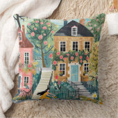 村魅力的枕、居心地の良い田舎 クッション (ブランケット)