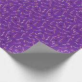 杖およびみみず ラッピングペーパー (角)