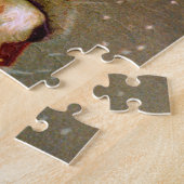 杖とのヴィンテージサンタクロース ジグソーパズル (側面)