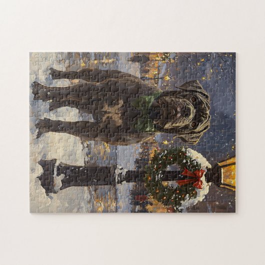 杖のコルソのクリスマス ジグソーパズル (横)